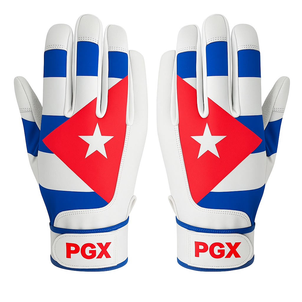 Cuba Baseball Batting Gloves for Adult
